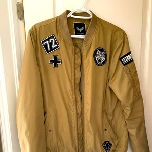 Brave Soul Rain Jacket - Beige